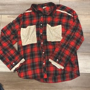 POL Plaid Button up shirt